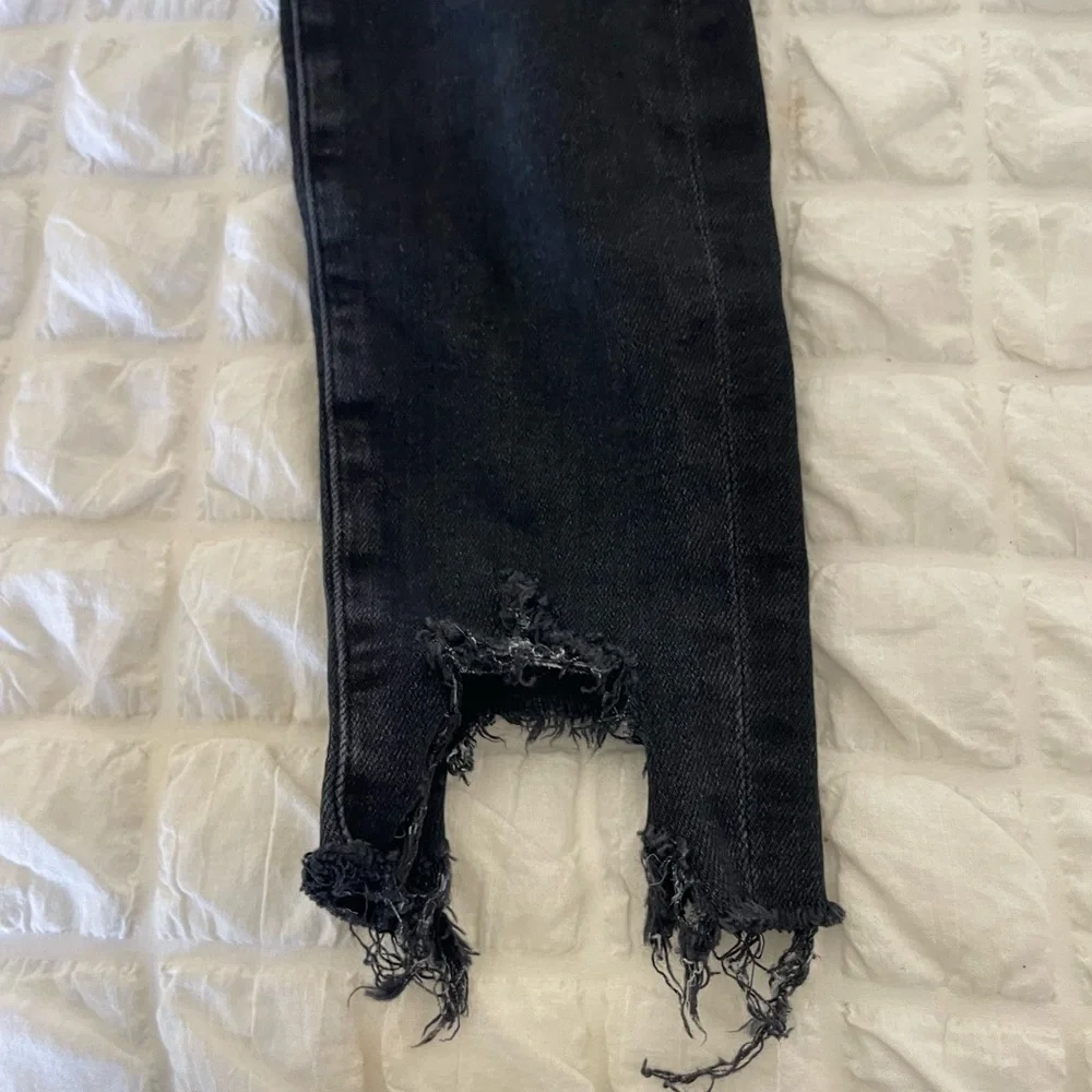 Agolde Sophie black skinny denim